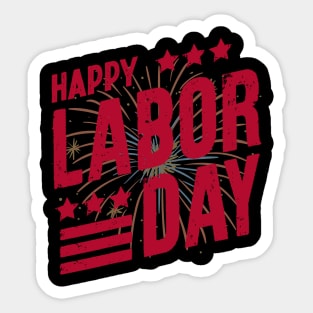 Happy Labor Day Sticker